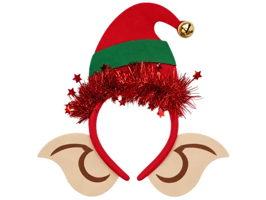 Новогодний обруч для волос с подсветкой Christmas Elf, 23×25 см