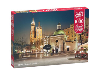 Пазли Ринкова площа у Кракові, 1000 елементів, Cherry Pazzi