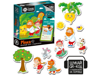Магнитный театр с аудиосказкой Сказочные голоса Репка, Vladi Toys VT3206-40 Уценка