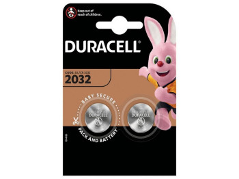 Элемент питания (батарейка) DURACELL DL2032 DSN 2шт., DURACELL s.5010939