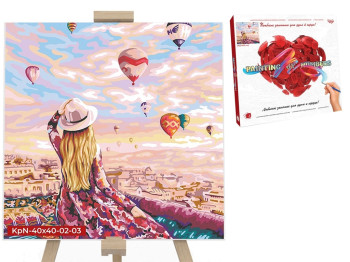 Набор для творчества Картина по номерам Воздушные шары 40X40 см, Danko Toys