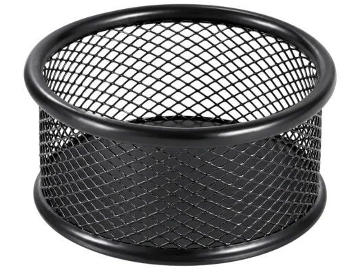 Подставка для канцелярских принадлежностей металлическая сетчатая, 9×4,5 см