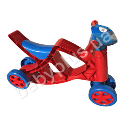 Минибайк. TM Doloni Toys 0137-01. Со звуком. КРАСНО-ГОЛУБОЙ.