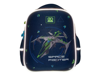 Рюкзак шкільний напівкаркасний In Space. GoPack GO24-165S-4