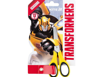 Ножницы детские с резиновыми вставками Transformers, 13 см, с закругленными кончиками, Kite