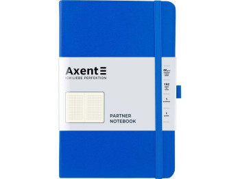 Записная книжка Axent Partner А5, клетка, 96 листов, голубая обложка, Axent