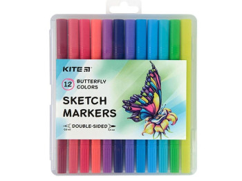 Скетч маркеры Butterfly 12 шт, Kite