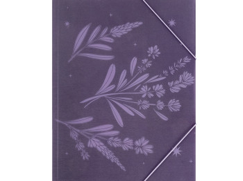Папка на резинках А4+ Lavender-1. Axent 1509-36-A