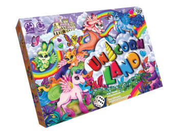Настільна гра "Unicorn Land", 3+, Danko Toys
