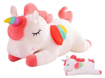 Мягкая игрушка-обнимашка Единорог,100 см., EL-2117-33