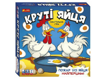 Настольная игра на реакцию Крутые яйца, 19 см, с кубиком и яйцами, Ranok Creative