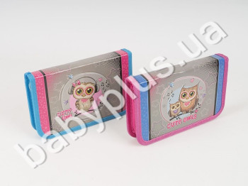 Пенал KIDIS, одинарний, картонний, серія CUTE LITTLE OWL