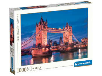 Пазлы Тауэрский мост, Лондон Clementoni, 1000 элементов
