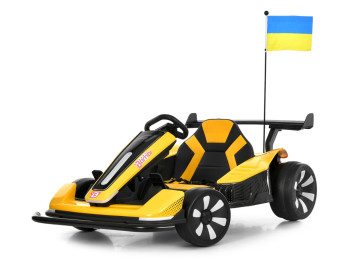 Електрокарт Bambi kart M 6311EBLR-6(24V) 2мотори150W Жовтий