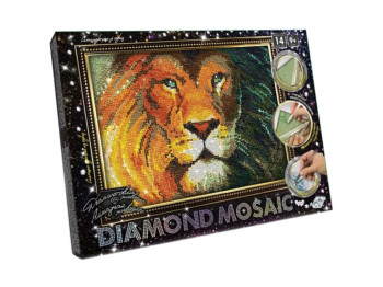 Креативное творчество Бриллиантовая живопись DIAMOND MOSAIC малый, Danko Toys