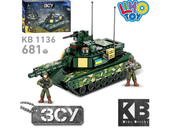Конструктор військовий танк M1A2 Abrams. Limo Toy KB 1136. 681 деталь
