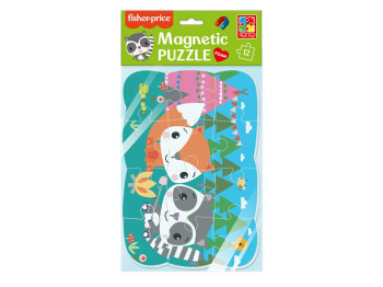 Пазлы на магните А5 Fisher Price, В лесу, Vladi Toys