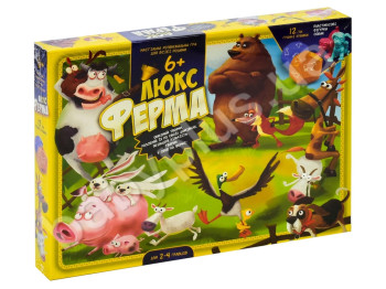 Настольная игра большая Ферма ЛЮКС. DankoToys G-FL-UA-01-02. Укр УЦЕНКА