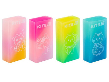 Ластик цветной Jelly cat, Kite
