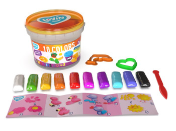 Набір тіста для ліплення 10 Colors. ТМ LOVIN'DO 41153