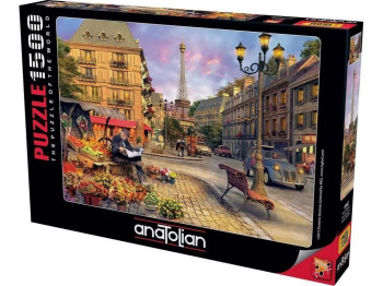 Пазли Вулиці Парижа, 1500 елементів, Anatolian