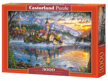 Пазлы Осень, 3000 элементов, Castorland