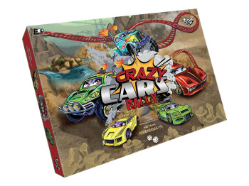 Настільна гра Crazy Cars Rally, Danko Toys