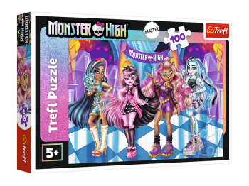 Пазл Trefl Monster High Жахливі друзі, 100 деталей