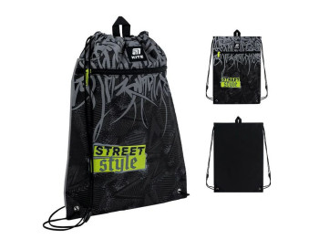Сумка для взуття зі шнурками Street Style K25-601M-6, 46×33 см, затяжка шнурком, Kite
