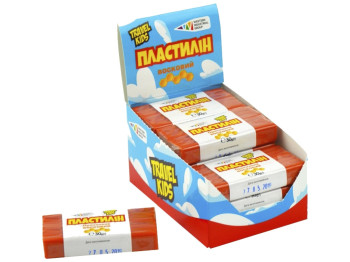 Пластилін восковий, помаранчевий, Гамма 333106 (ціна за 1шт)