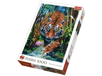 Пазли Хижий тигр, 1000 елементів, Trefl