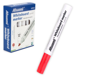 Маркер для білої дошки Whiteboard Marker Red, 14.5 см, круглий наконечник, червоний (ціна за 1шт)