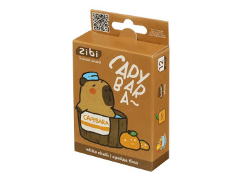 Крейда біла квадратна ZiBi Capybara, 10 мм, для письма та малювання, ZiBi