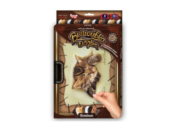 Набір для творчості Вишивка гладдю по номерам на розтяжці, Danko Toys