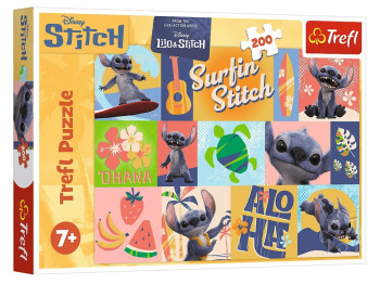 Пазли Trefl Disney Stitch The Movie Пригоди на Гаваях, 200 елементів