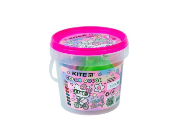 Тісто кольорове Hello Kitty 8х20 грам + 2 формочки+стек, Kite