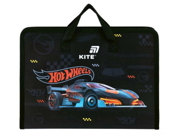 Папка-портфель Hot Wheels, А4, 1 отделение, Kite