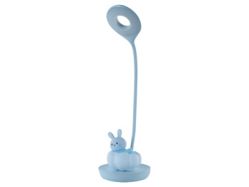 Настольная лампа голубая LED с аккумулятором Cloudy Bunny, Kite