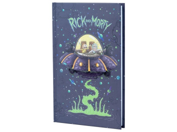 Книга записная в клетку Rick & Morty А6, 80 листов, Kite