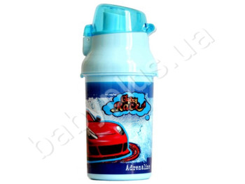Пляшка для води Crazy race 500 мл, KIDIS 13011