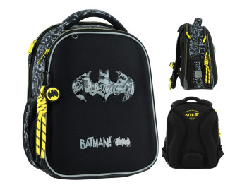 Рюкзак школьный каркасный подростковый DC Batman Kite DC26-555S