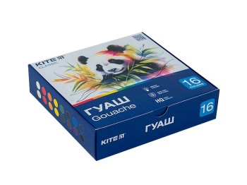 Гуашь Classic 16 цветов, 20 мл, Kite