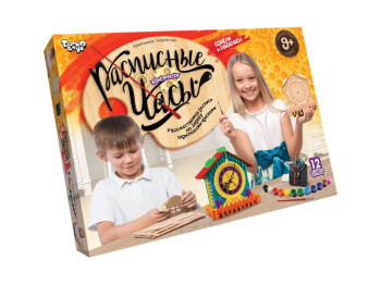 Набор креативного творчества Расписные Часы конструктор, Danko Toys