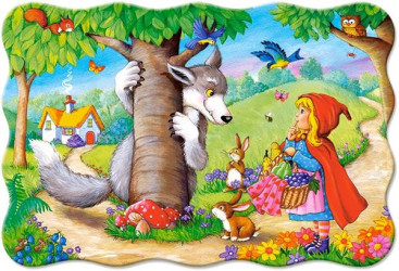 Пазлы Красная Шапочка, 20 элементов, Castorland