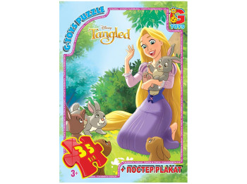 Пазли картонні Рапунцель, 35 елементів, G-Toys