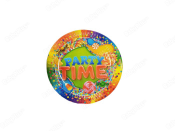 Набір День Народження Party Time, Тарілки 10 шт, Jumbi