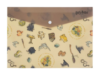 Папка на кнопке Kite Harry Potter HP25-244-1, формат A4, полипропилен, Kite