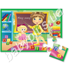 Мягкие пазлы Девочка учитель, Vladi Toys