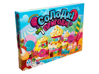 Настільна гра "Солодкі пригоди", 5+, Strateg
