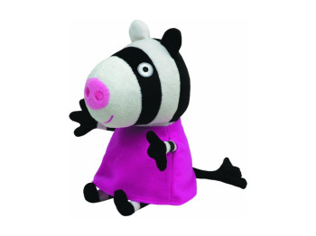 М'яка іграшка Peppa Pig Zoe Zebra 15 см, TY